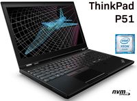Lenovo ThinkPad P51 15.6" Business Laptop: Xeon E3-1505M v6 | 32GB RAM | 512GB PCIe NVMe M.2 SSD | NVIDIA Quadro M2200 (4GB) Fingerprint Reader | Windows 10 Professional