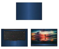 Decalrus - Protective Decal for Lenovo ThinkPad X1 Extreme (1st Gen.) (15.6" Screen) Laptop Blue Texture Brushed Aluminum Skin case Cover wrap BAlenovoTnkpadExtreme15Blue