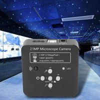 Microscope Camera, 21MP Sensor Pixel Industrial Microscope Camera Industrial Microscope 100-240V(US)