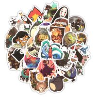 50pcs Hayao Miyazaki Totoro Water Bottles Stickers Lovely Waterproof Aesthetic Trendy Summer Stickers for Teens Girls Perfect for Waterbottle Laptop Phone Travel