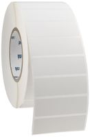 Brady THT-18-425-3 3" Width x 1" Height, B-425 Permanent Polypropylene, Matte Finish White Thermal Transfer Printable Label (3000 per Roll)