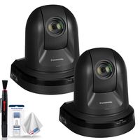 Panasonic AW-HE40HK PTZ Camera with HDMI Output (Black) + Dual Camera Bundle