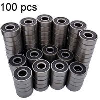 100 Pack 608-2RS Skateboard Bearing, Rolling Bearings, 8x22x7mm 608rs Bearing