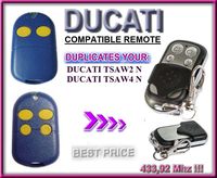 DUCATI TSAW2 N / DUCATI TSAW4 N Compatible Remote control / 433,92Mhz Clone