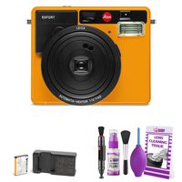 Leica Sofort Instant Film Camera (Orange) - Bundle with Deluxe Cleaning Kit