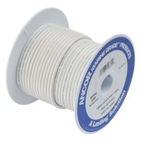 Ancor 111710 Marine Grade Electrical Tinned Copper Battery Cable (8-Gauge, White, 100-Feet)