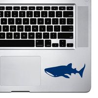StickAny Palm Series Whale Shark Sticker for MacBook Pro, Chromebook, and Laptops (Navy)