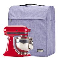 HOMEST Stand Mixer Dust Cover with Pockets Compatible with KitchenAid Tilt Head 4.5-5 Quart, Purple (Patent Pending)