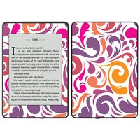MightySkins Skin Compatible with Amazon Kindle Paperwhite 2018 (Waterproof Model) - Swirly Girly | Protective, Durable, and Unique Vinyl Decal wrap Cover | Easy to Apply, Remove| Made in The USA