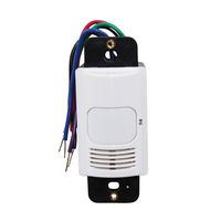 Hubbell LightHawk LHMTD0 Multi-Technology Dual Circuit Wall Switch Occupancy Sensor IntelliDAPT, Whi