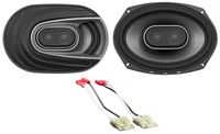 6x9 Polk Audio Front Speaker Replacement Kit for 2006-2008 Dodge Ram 1500