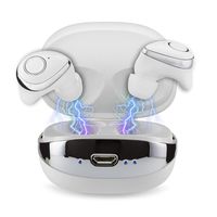 Coby True Wireless Bluetooth Earbuds, Mini In Ear Headphones & Charging Case |Built-in Mic| 3D Stereo Sound, Deep Bass| 18H Play Time| IPX5 Sweatproof Earphones For Workout, Sport & More- White/Silver