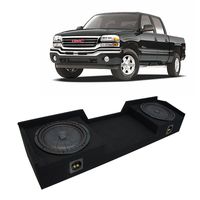 Compatible with 1999-2006 GMC Sierra Ext Cab Truck Kicker CompVT CVT12 Dual 12" Sub Box Enclosure New - Final 2 Ohm