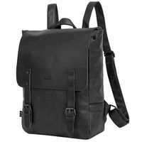 Leather Backpack for Women Men College Laptop Backpack Vintage Backpack Purse