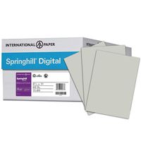 Springhill Colored Paper, Cardstock Paper, Gray Paper, 110lb, 199 gsm, 8.5 x 11, 8 Reams / 2,000 Sheets - Index Card Stock, Thick Paper (065300C)