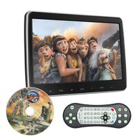 10.1 inch Headrest DVD Player Car Back Seat Video TV Monitor for Kids, 1080P HD, Support FM/IR/HDMI in