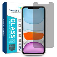 Tech Armor Privacy Ballistic Glass Screen Protector for New Apple iPhone 11 / iPhone Xr [1-Pack] Case-Friendly Tempered Glass, Haptic Touch Accurate Designed for 2019 Apple iPhone 11