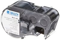 Brady M-61-483 Polyester B-483 Black on White Label Maker Cartridge, 2" Width x 1/2" Height, For BMP51/BMP53 Printers