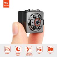 Pocket Hidden Spy Mini Camera - FITFORT FULL HD 1080P 12MP Portable Nanny Cam with Night Vision & Motion Detection for Home and Office Surveillance, 16GB Micro SD Card Included