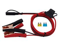 CUZEC 6FT 16AWG 15A Battery Alligator Clip to SAE Connector/12V SAE Quick Release Adapter to Alligator Clips Quick Disconnect Cable (CU10330B)