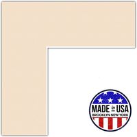 13x26 Beige / French Creme Custom Mat for Picture Frame with 9x22 opening size (Mat Only, Frame NOT Included)