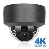 (Hikvision Compatible) Anpviz 4K 8MP POE IP Security Dome Camera Indoor Outdoor, Wide Angle 3.6mm, 98ft, IP66 Weatherproof Onvif Compliant, Grey