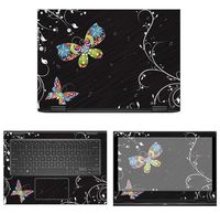 Decalrus - Protective Decal Butterfly Skin Sticker for Dell Latitude 13 3390 2-in-1 (13.3" Screen) case Cover wrap DElatitude13_3390-3