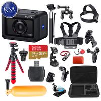 Sony Cyber-Shot DSC-RX0 II Digital Camera with 38-in-1 Action Bundle