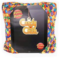 Candy Crush Candy Pattern Plush Tablet Holder