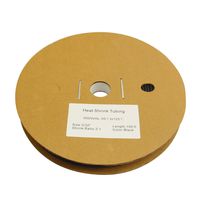 BLACKHORSE-RACING 100 Feet/30 Meter 3/32 inch/2.4mm I.D Polyolefin 2:1 Heat Shrink Tubing Tube Cable Black