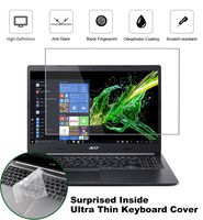 2 Pack Matte Anti-Glare Screen Protector for 15.6" Acer Aspire 5 Slim Laptop A515-43 A515-54 with Surprise Keyboard Cover, Help for Your Eyes Reduce Fatigue