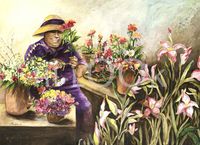 Hi-Look Microfiber Cleaning Cloth - May Flowers