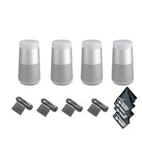 Bose SoundLink Revolve Portable Bluetooth 360 Speaker, Lux Gray - 4 Pack