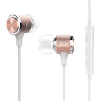 ILUV METALFSPK Metal Forge in-Ear Earbuds with Microphone (Pink)