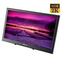 Haorizi Portable Gaming Monitor 13.3 inch 2K HDR 2560x1440 High Resolution IPS Monitor Dual HDMI Interfaces Compatible with Raspberry Pi Screen Built-in Dual Speakers (13.3" 2K 2560x1440)