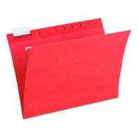 Ampad Hanging File Folders, 100% Recycled, Letter, 1/5 Cut, Assorted Colors, 20 Per Box (5211/5MIXR)