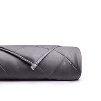 YnM Weighted Blanket for Couple, 25 lbs 80''x87'' King Size | 100% Oeko-Tex Certified Cotton Material with Premium Glass Beads | Free Gift: A Dark Grey Premium Cotton Duvet Cover