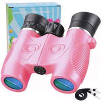 Binoculars for Kids 8x21 HD Vision Optical Shock Proof Kids Binoculars Compact Resolution Real Optics Binoculars Best Gifts for Boys Girls Children Bird Watching Learning Traveling Hunting Hiking