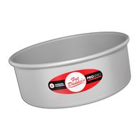 Fat Daddio's PRD-73 Round Cake Pan, 7 x 3 Inch, Silver