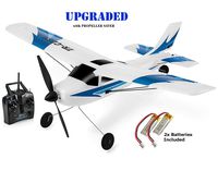 Top Race Rc Plane 3 Channel Remote Control Airplane Ready to Fly Rc Planes for Adults, Easy & Ready to Fly, Great Gift Toy for Adults or Advanced Kids, Upgraded with Propeller Saver (TR-C285G)