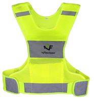 FlectsonTM Reflective Vest for Running or Cycling (Women and Men, with Pocket, Gear for Jogging, Biking, Motorcycle, Walking)(Large)