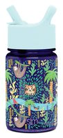 Simple Modern 12oz Summit Kids Tritan Water Bottle with Straw Lid for Toddler - Dishwasher Safe Travel Tumbler - Jungle Safari