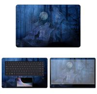 decalrus - Protective Decal Wolves Skin Sticker for Asus ZenBook Pro UX580GD (15.6" Screen) case Cover wrap ASzenbkPro15_UX580-121
