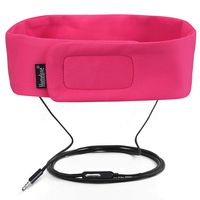 Homelove Sleep Headphones,Ultra Thin Speakers,Sleep Mask, Most Comfortable Headphones for Sleeping - Perfect for Sports, Air Travel, Meditation and Relaxation Pink