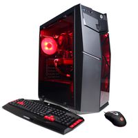 CYBERPOWERPC Gamer Xtreme GXi11120CPG Gaming PC (Intel i5-9600K 3.7GHz, 8GB DDR4, AMD Radeon RX 580 4GB, 240GB SSD, 1TB HDD, WiFi & Win 10 Home) Black