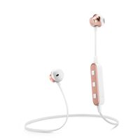 Topmate Bluetooth Earphones Wireless Earbuds IPX5 Waterproof w/Mic In-Ear Magnet HD Stereo Heavy Bass Headset Long Playtime up to 5Hours|Rose Gold