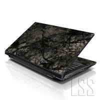 LSS Laptop 17-17.3" Skin Cover with Colorful Black Ground Pattern for HP Dell Lenovo Apple Asus Acer Compaq - Fits 16.5" 17" 17.3" 18.4" 19" (2 Wrist Pads Free)