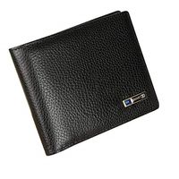 Smart LB Anti-Lost Wallet Bifold Cowhide Leather Purse with Alarm, Bluetooth, Position Record (via Phone GPS)