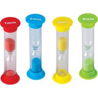 Teacher Created Resources Small Sand Timers Combo Pack (20663)