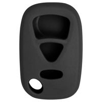 Keyless2Go New Silicone Cover Protective Case for Smart Prox Keys with FCC KBRTS005 - Black